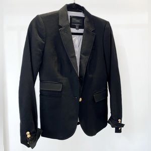 J Crew Schoolboy Blazer in Black [SIZE 2-TALL]